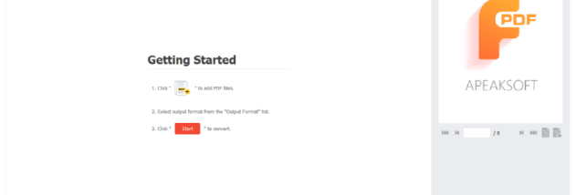 Apeaksoft PDF Converter Ultimate screenshot