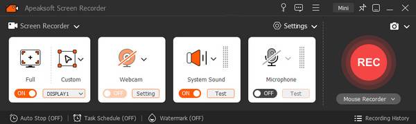 Apeaksoft Screen Recorder screenshot