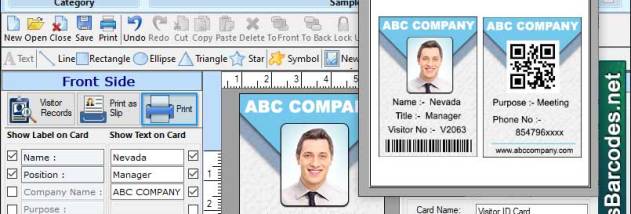 Application for ID Card Printing screenshot