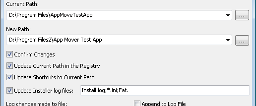 Application Mover x32 screenshot