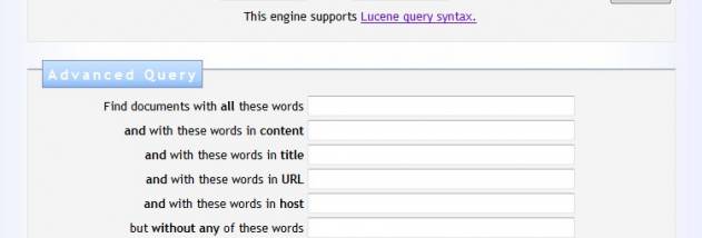 Arch Search Engine screenshot