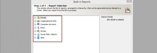 Admin Report Kit for Active Directory screenshot