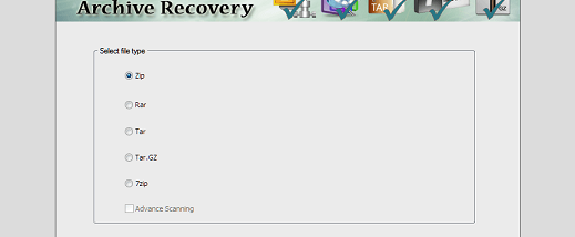 Aryson Archive Recovery screenshot