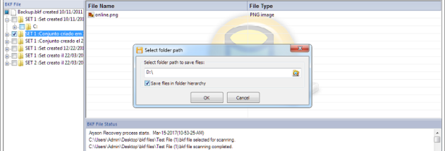Aryson Backup Exec BKF Repair Pro screenshot