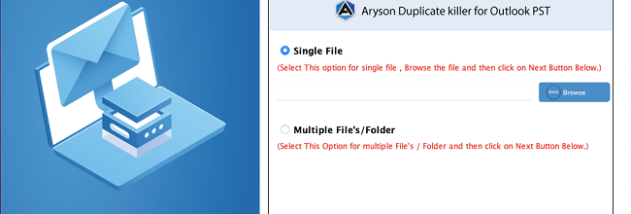 Aryson Duplicate Killer for Outlook screenshot