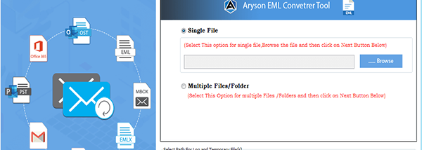 Aryson EML Converter screenshot