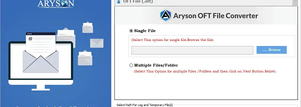 Aryson OFT File Converter screenshot