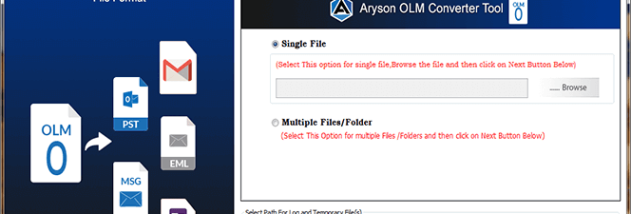 Aryson OLM Converter screenshot
