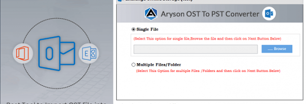 Aryson OST to PST Converter screenshot