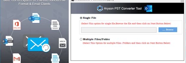 Aryson PST Importer Tool screenshot