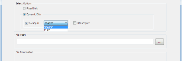 Aryson VMDK Recovery screenshot