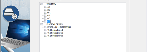 Aryson Windows Data Recovery screenshot