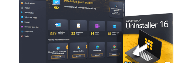 Ashampoo UnInstaller 16 screenshot