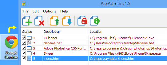 AskAdmin screenshot