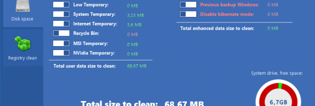 Asoftis PC Cleaner screenshot
