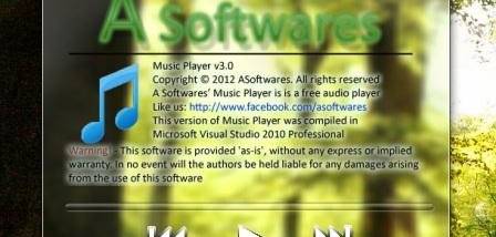 ASoftware's Music Player screenshot