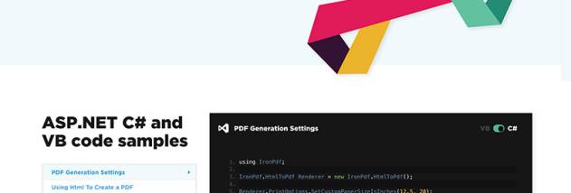 ASP.NET PDF Generator screenshot