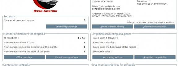 Asso-Gestion screenshot