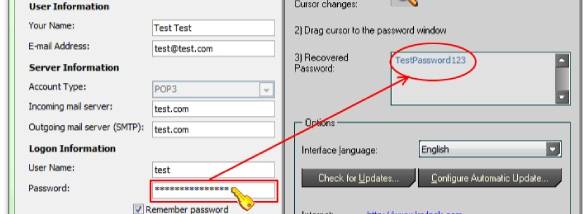 Asterisk Password Decryptor 64 bit screenshot