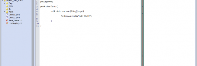 Asterix IDE screenshot
