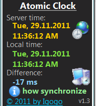Atomic Clock screenshot