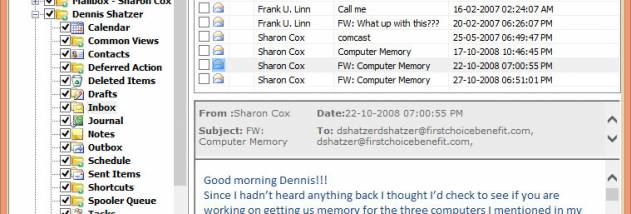 ATS EDB to PST Converter screenshot