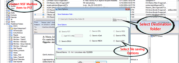 ATS NSF To PST Converter screenshot
