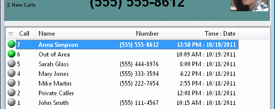 Audio Caller ID screenshot