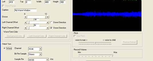 Audio Capture Pro ActiveX Control screenshot