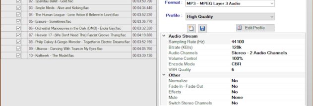 Audio Converter 4dots screenshot