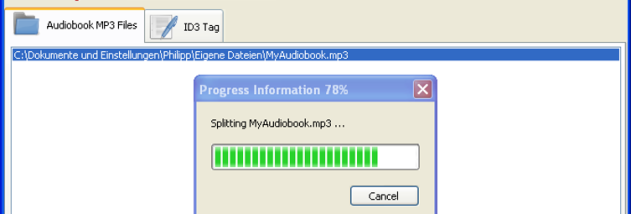 Audiobook Cutter screenshot