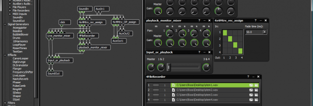 AudioMulch screenshot