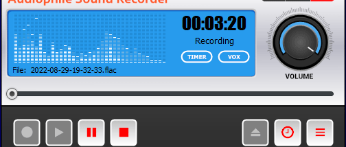 Audiophile Sound Recorder screenshot