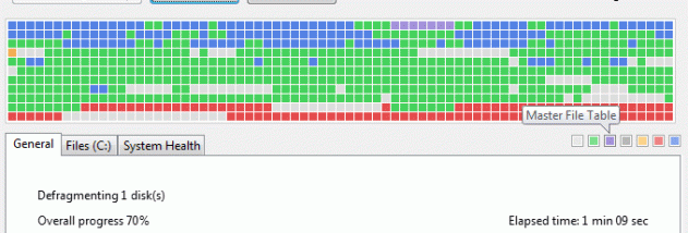 Auslogics Disk Defrag screenshot