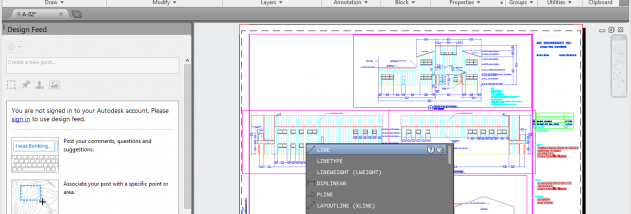 AutoCAD 2014 screenshot