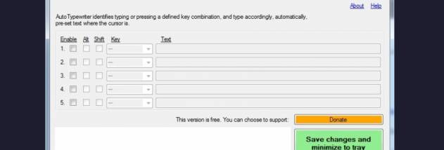 AutoTypewriter screenshot