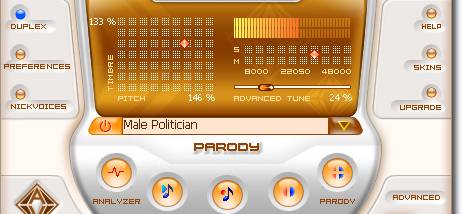 AV Voice Changer Software Gold screenshot