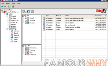 Avira Antivir Virus Definition File Update screenshot