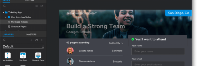 Axure RP Pro screenshot
