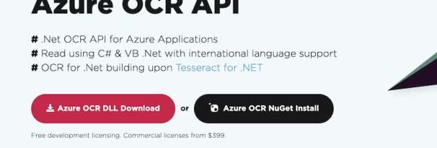 Azure OCR Product screenshot
