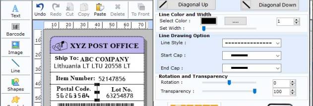 Banking Industry Label Maker screenshot