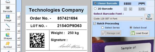 Barcode Generator Tool screenshot