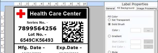 Barcode Creator Software for Pharmacy screenshot