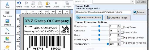 Barcode Designing Software screenshot