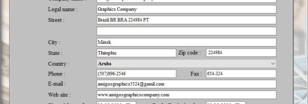 Barcode Financial Accounting Software screenshot