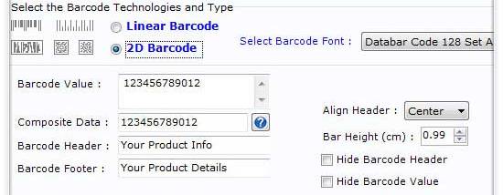 Barcode Generate screenshot