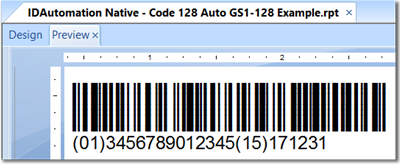 Barcode Generator for Crystal Reports screenshot