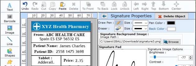 Barcode Generator for Hospitals screenshot