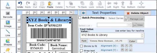 Barcode Generator for Publisher screenshot
