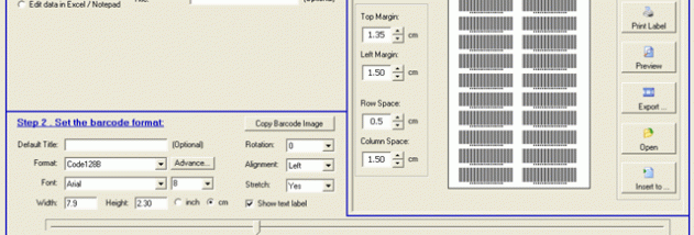 Barcode Generator & Overprinter screenshot